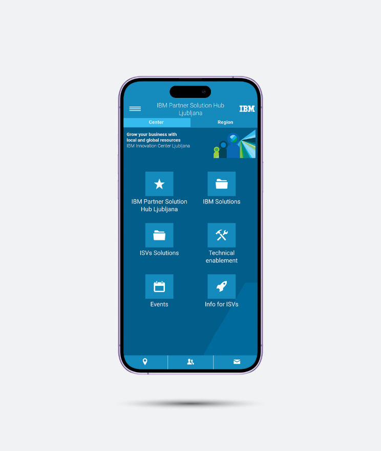IBM Slovenija mobilna aplikacija